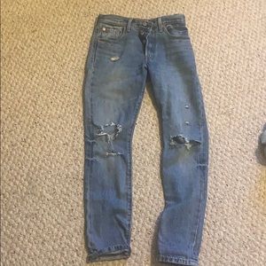Levi 501 skinny jeans